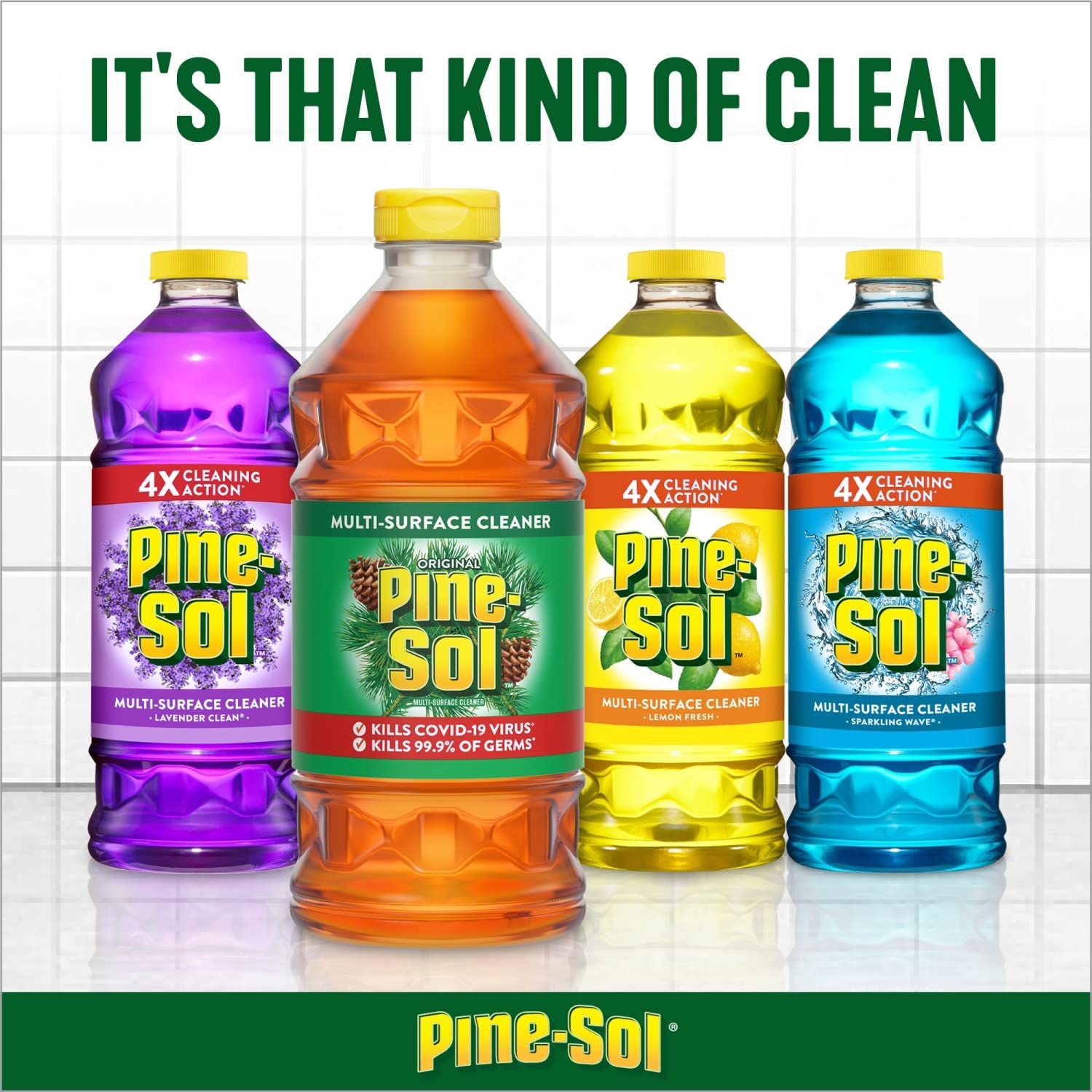 Pine - Sol All Purpose Multi - Surface Cleaner, Original Pine, 60 Ounces Each (Pack of 2) (Package May Vary) - Ultimate Online Deals