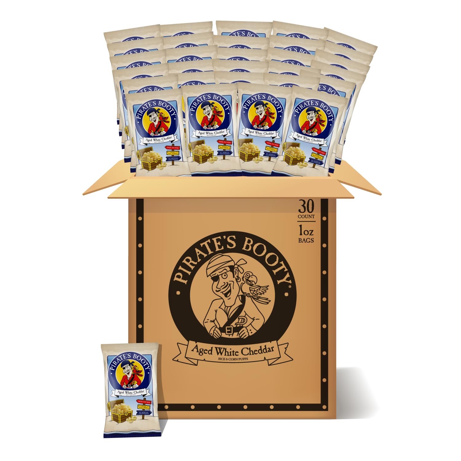 Pirate's Booty Aged White Cheddar Cheese Puffs - Ultimate Online Deals