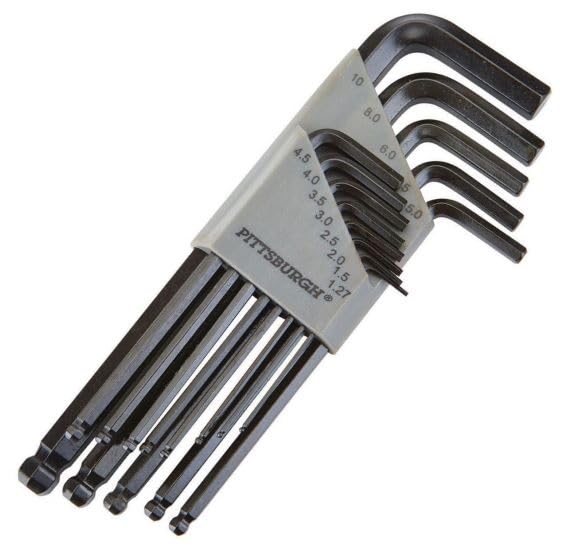 Pittsburgh 13 Piece Metric Ball End Hex Key Set - Ultimate Online Deals