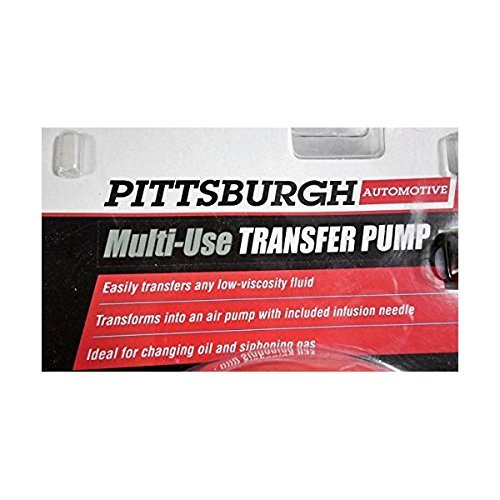 Pittsburgh Automotive Multi - Use Transfer Pump - Siphon Gas, Infusion Needle, Car - Ultimate Online Deals