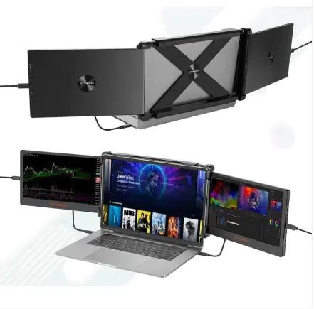 Portable Laptop Display Screen Extender – Dual Monitor for On - the - Go Productivity - Ultimate Online Deals