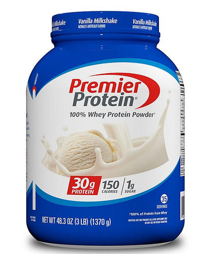 Premier Protein 30g High Protein Powder, Vanilla Milkshake, 3 lbs - Ultimate Online Deals