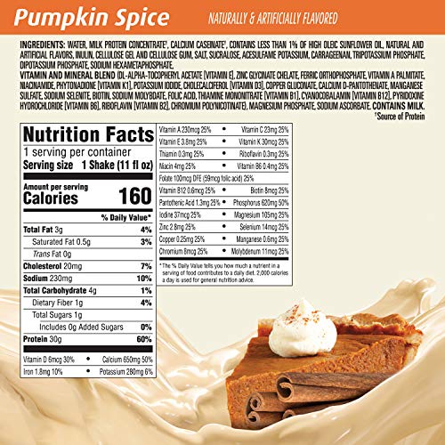 Premier Protein 30g Protein Shake, Pumpkin Spice, 11 Fl Oz, Pack of 4 - Ultimate Online Deals