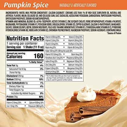 Premier Protein 30g Protein Shake, Pumpkin Spice, 11 Fl Oz, Pack of 4 - Ultimate Online Deals