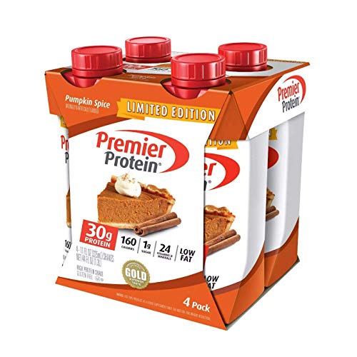 Premier Protein 30g Protein Shake, Pumpkin Spice, 11 Fl Oz, Pack of 4 - Ultimate Online Deals