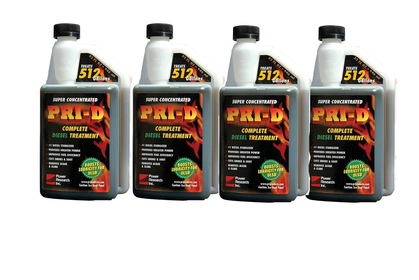 PRI - D Fuel Stabilizer - Lubricity Stability Complete Diesel Treatment for All 2 and 4 Stroke ENGINES - 32Oz - 4 Pack - Ultimate Online Deals