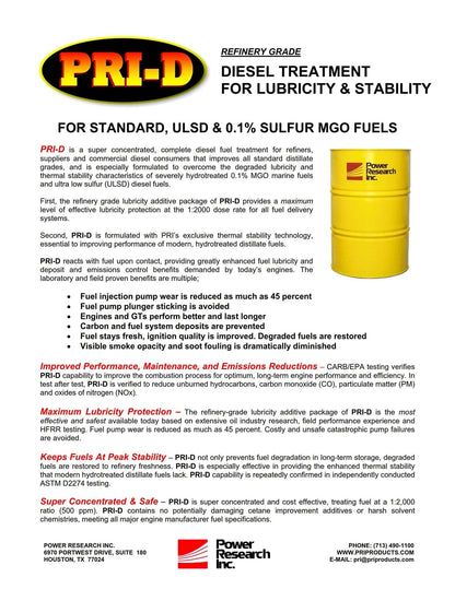 Pri - Products PRI Fuel Stabilizer - LUBRICITY - STABILITY DIESEL TREATMENT 32Oz - Ultimate Online Deals