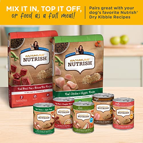 Rachael Ray Nutrish Premium Pate Wet Dog Food, Chicken and Beef Variety Pack, 13 Ounce Cans (Pack of 12) - Ultimate Online Deals