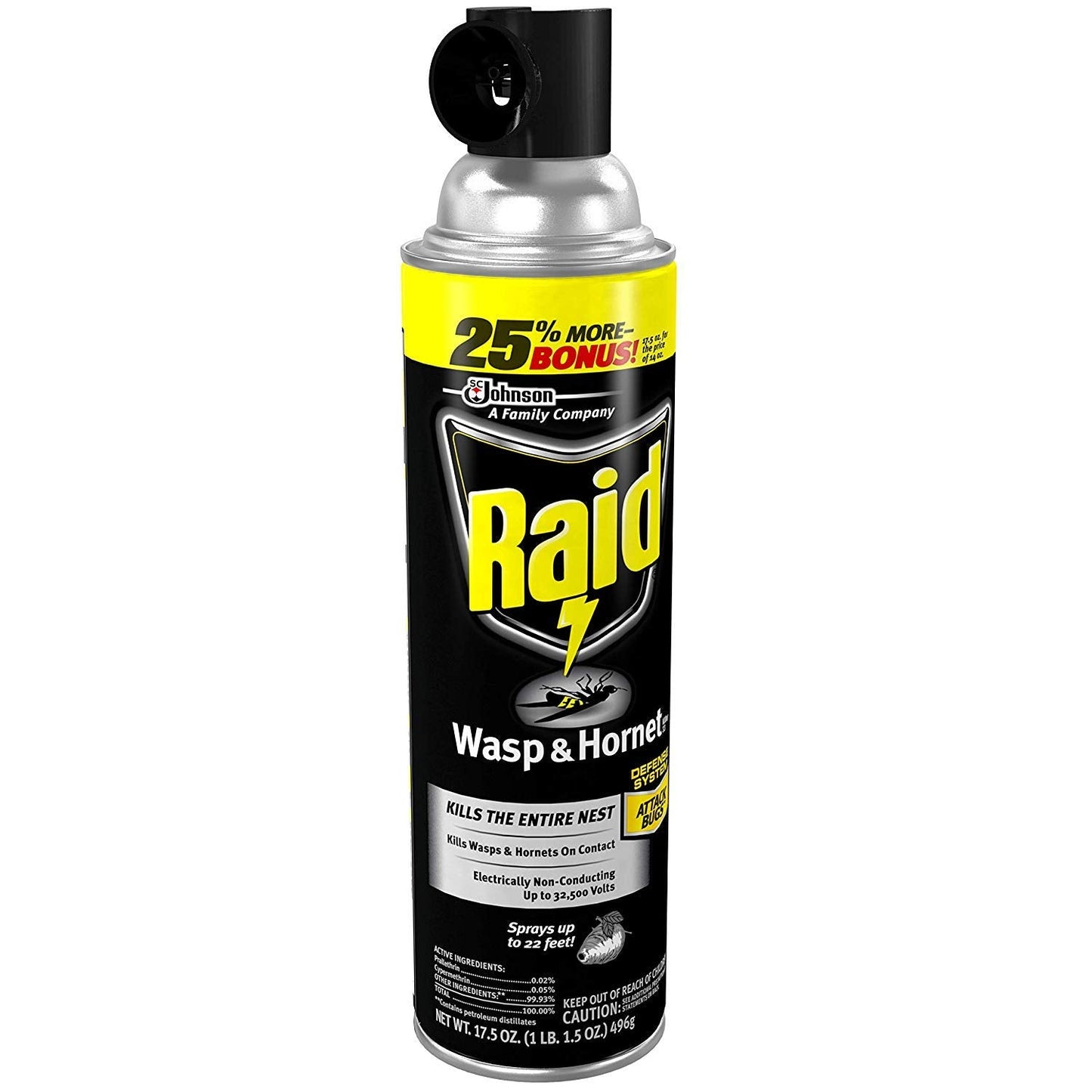 Raid Wasp and Hornet Killer, 17.5 OZ (Pack - 3) - Ultimate Online Deals