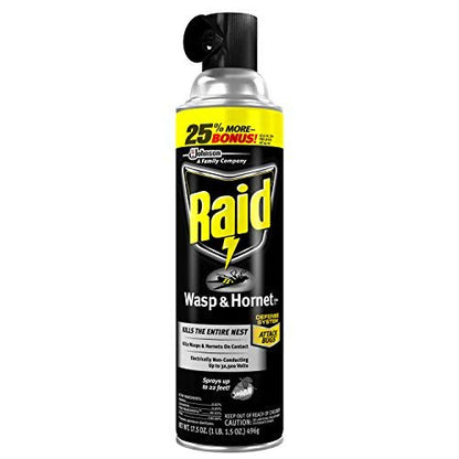 Raid Wasp and Hornet Spray - 17.5 Ounces - 3 Pack - Ultimate Online Deals