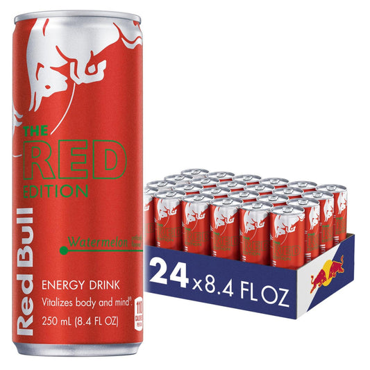 Red Bull Energy Drink, Watermelon, Red Edition - Ultimate Online Deals