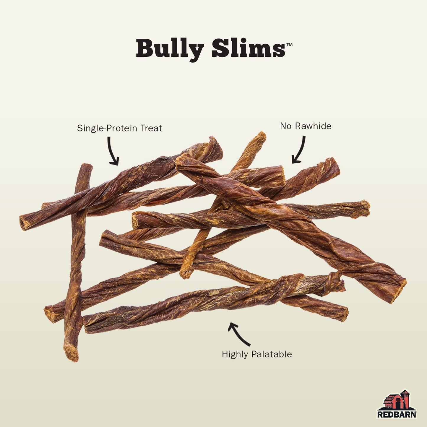 Redbarn Bully Slims for Dogs. Natural, Grain - Free, Highly Palatable, Highly Digestible Dental Chews Sourced from Free - Range, Grass - Fed Cattle - Ultimate Online Deals