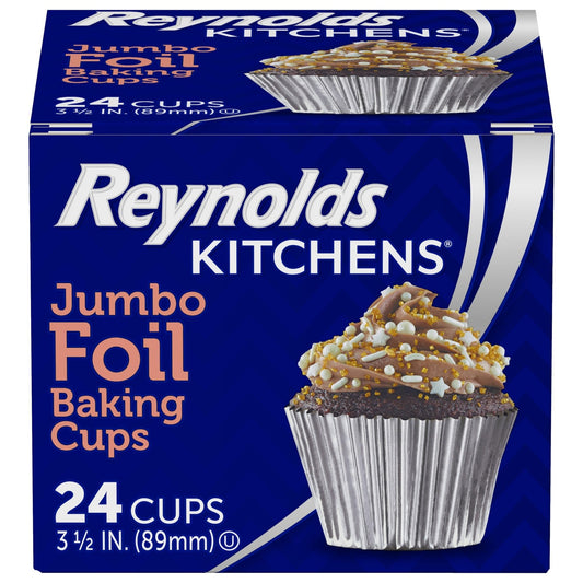 Reynolds Jumbo Foil Cupcake Liners, 24 Count (Pack of 12), 268 Total - Ultimate Online Deals