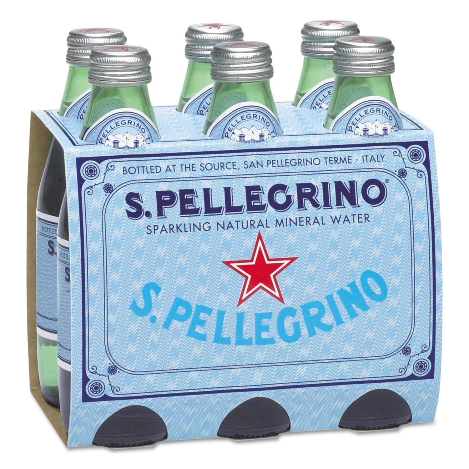 San Pellegrino 80087 Sparkling Natural Mineral Water, 8 oz Bottle, 24/Carton - Ultimate Online Deals