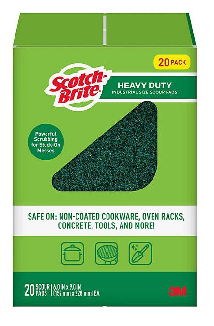 Scotch - Brite Heavy Duty Industrial Sized Scour Pads - Ultimate Online Deals