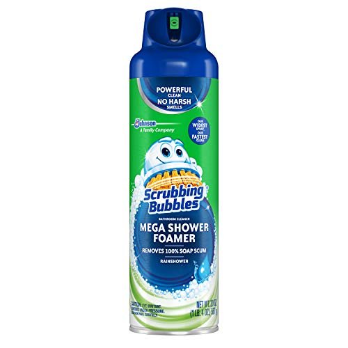 Scrubbing Bubbles Mega Shower Foamer Aerosol, Rainshower, 20 oz - Ultimate Online Deals