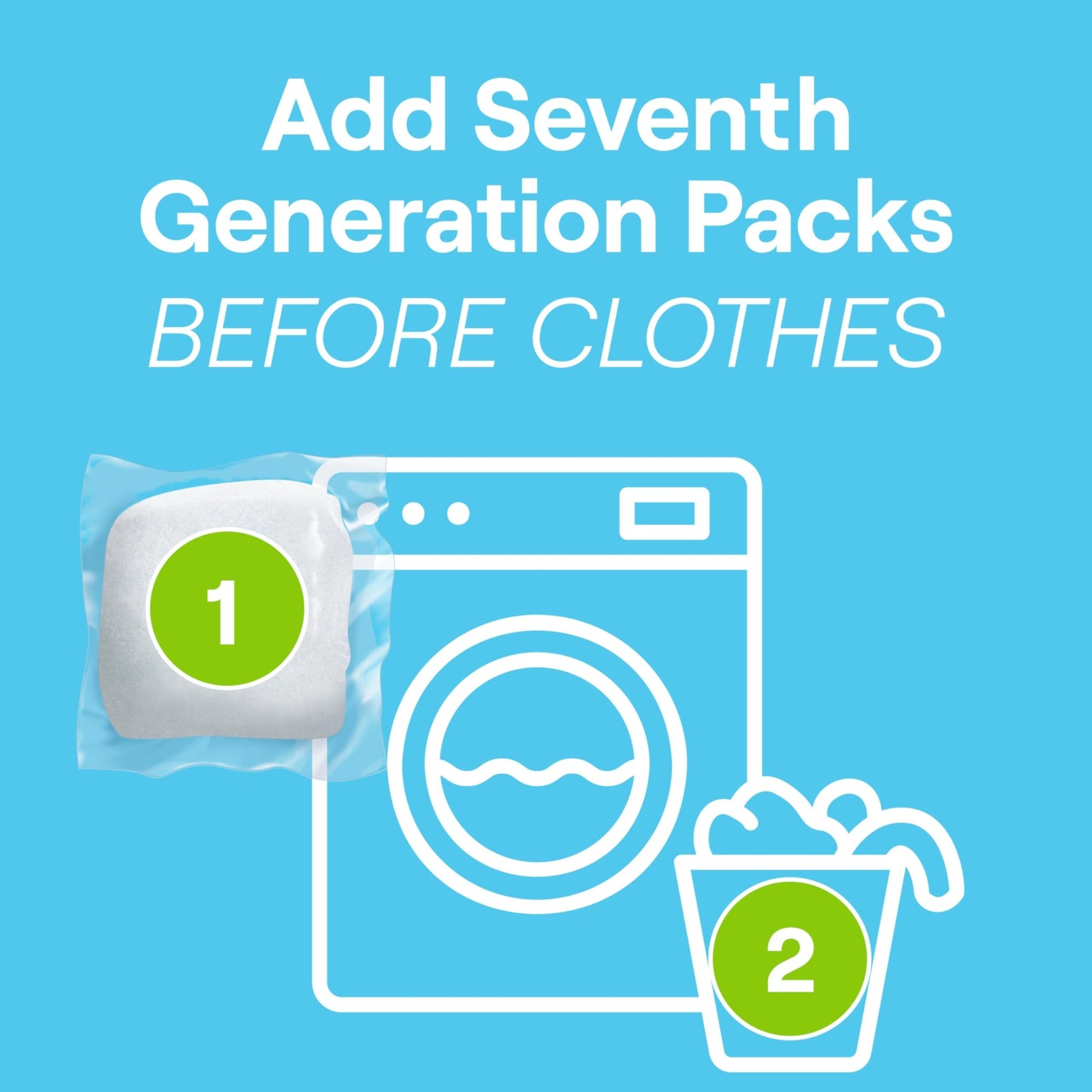 Seventh Generation Free & Clear Packs Universal Organic laundry detergent - Ultimate Online Deals