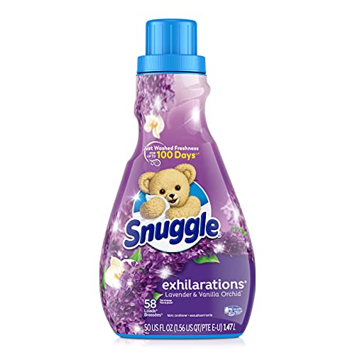 Snuggle Exhilarations Liquid Fabric Softener, Lavender & Vanilla Orchid, 50 Fluid Ounces - Ultimate Online Deals