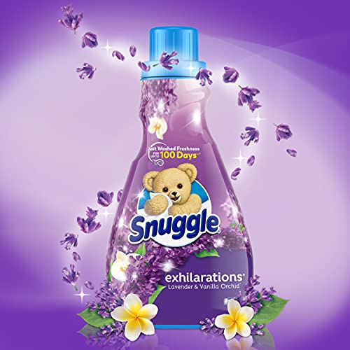 Snuggle Exhilarations Liquid Fabric Softener, Lavender & Vanilla Orchid, 50 Fluid Ounces - Ultimate Online Deals