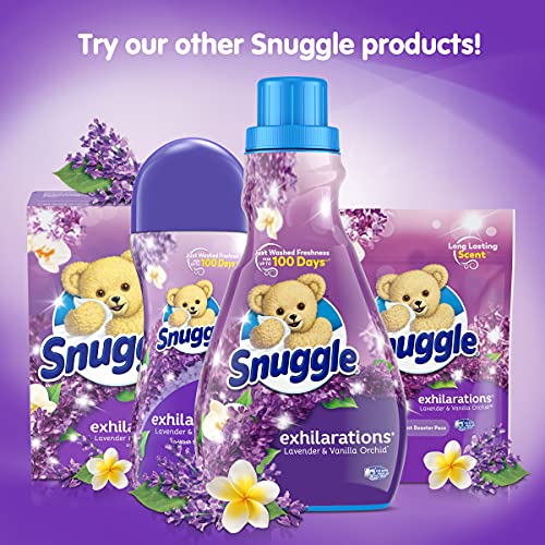 Snuggle Exhilarations Liquid Fabric Softener, Lavender & Vanilla Orchid, 50 Fluid Ounces - Ultimate Online Deals