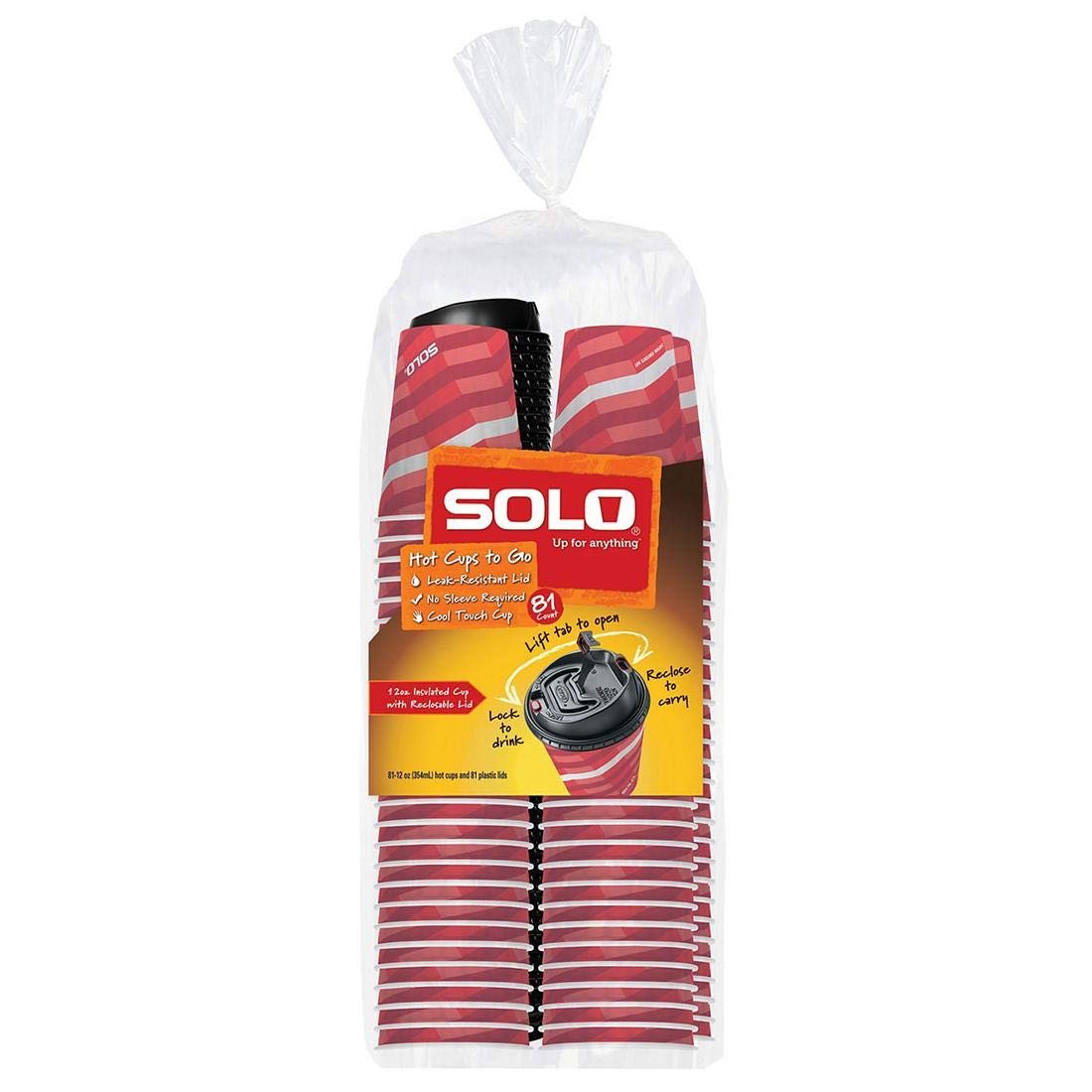 SOLO 12 oz. Hot Cups To Go with Lids, 81 ct. - Ultimate Online Deals