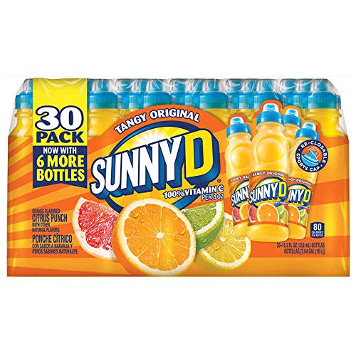 Sunny D Tangy Expect More Original Bottles 11.3 fl. oz, 30 - count - Ultimate Online Deals