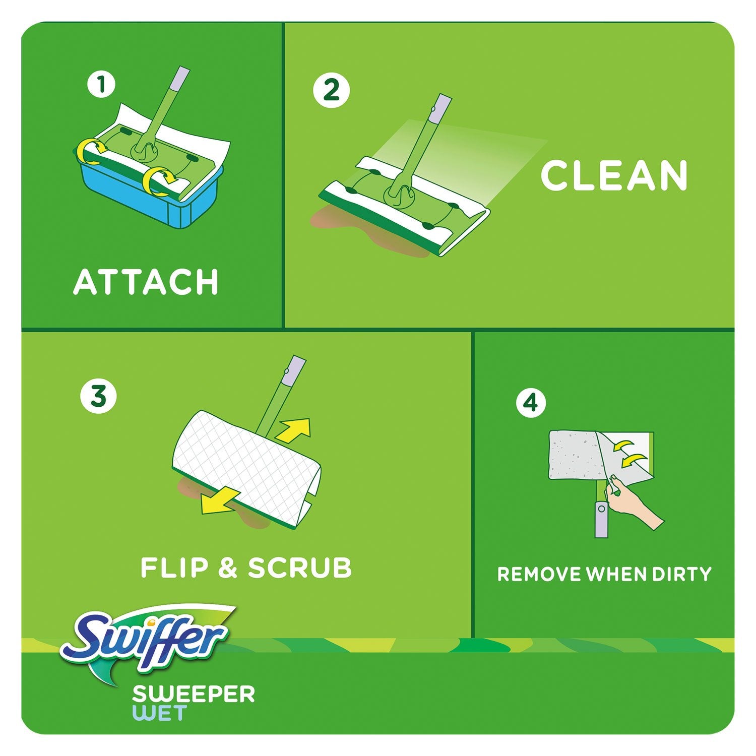 SWIFFER Sweeper Wet Scented Multisurface Plastic Box - Ultimate Online Deals