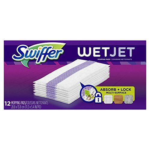 Swiffer WetJet Hardwood Floor Cleaner Spray Mop Pad Refill, Multi Surface, 24 Count - Ultimate Online Deals