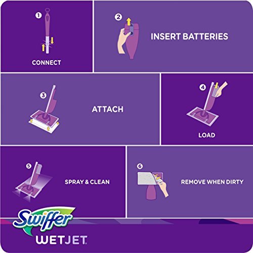 Swiffer WetJet Hardwood Floor Cleaner Spray Mop Pad Refill, Multi Surface, 24 Count - Ultimate Online Deals