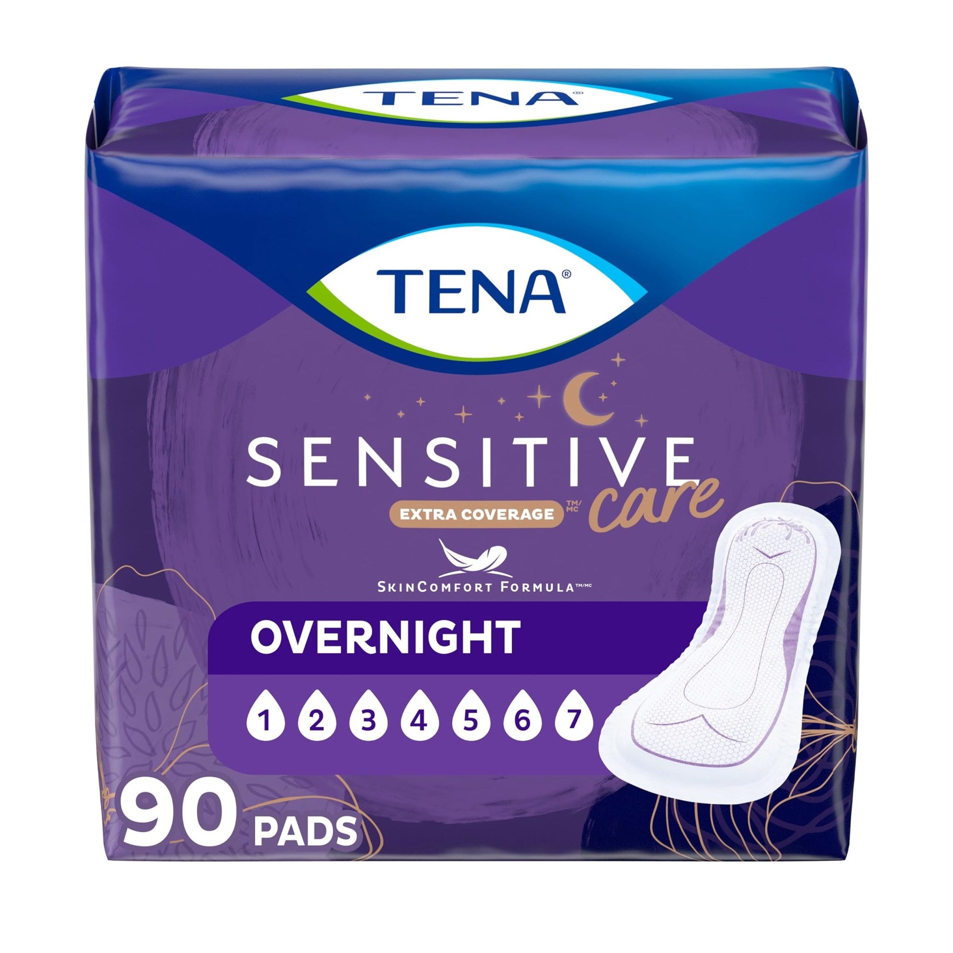 TENA Sensitive Careprintedpadswomenovernight - Ultimate Online Deals