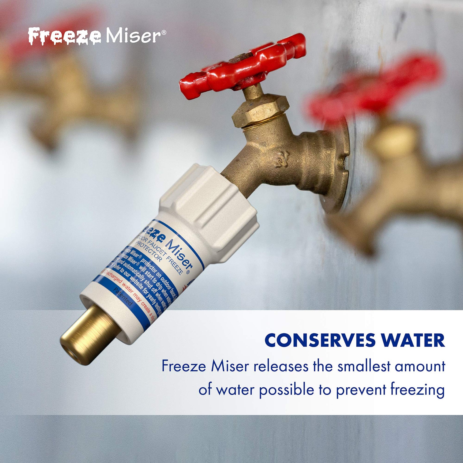 The Freeze Miser® - 8 Pack - Outdoor Faucet Freeze Protection | Durable Replacement for Faucet Covers for Winter - Freeze Proof Outdoor Faucet Protector - Low Maintenance & Easy to Install - Saves Water - Ultimate Online Deals