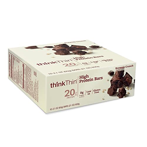 Think Products ThinkThin Bar Brownie Crunch - 10 Bars - Ultimate Online Deals