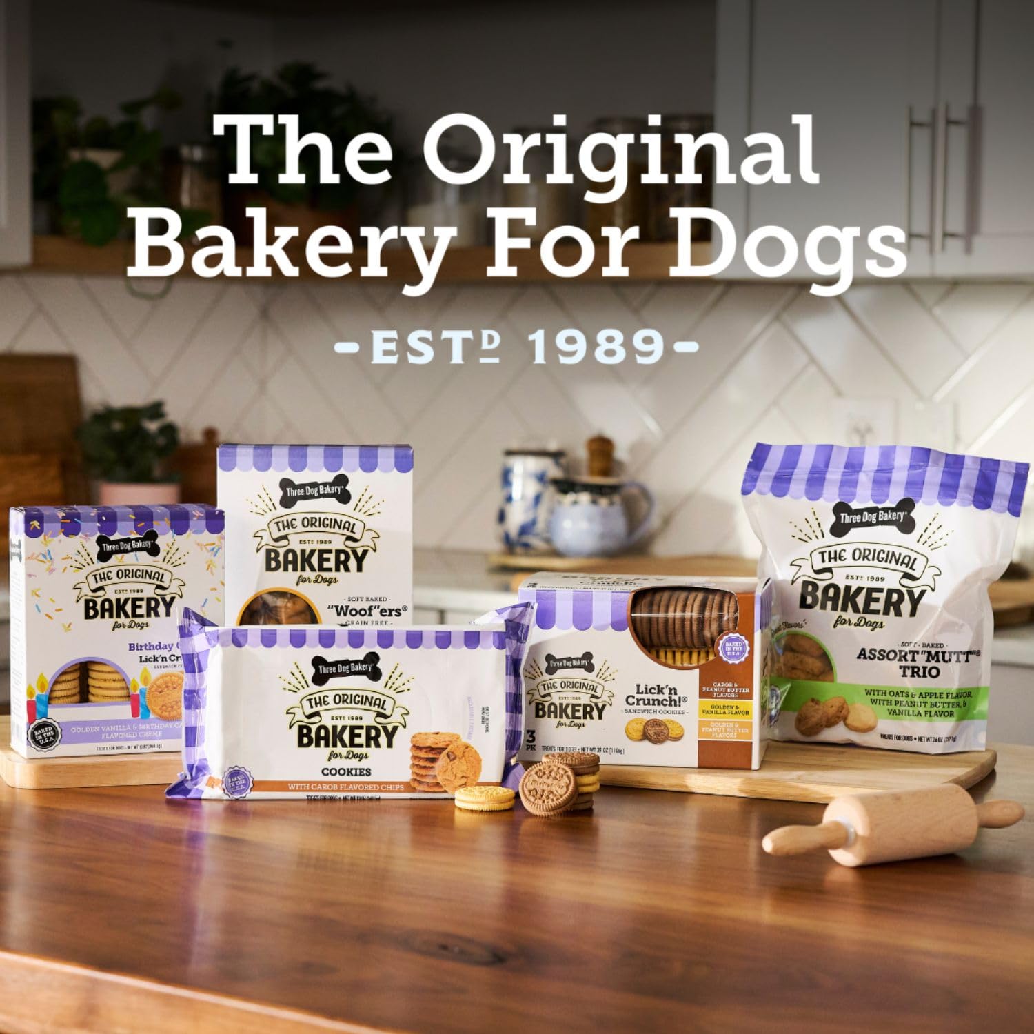 Three Dog Bakery Lick'n Crunch - Ultimate Online Deals