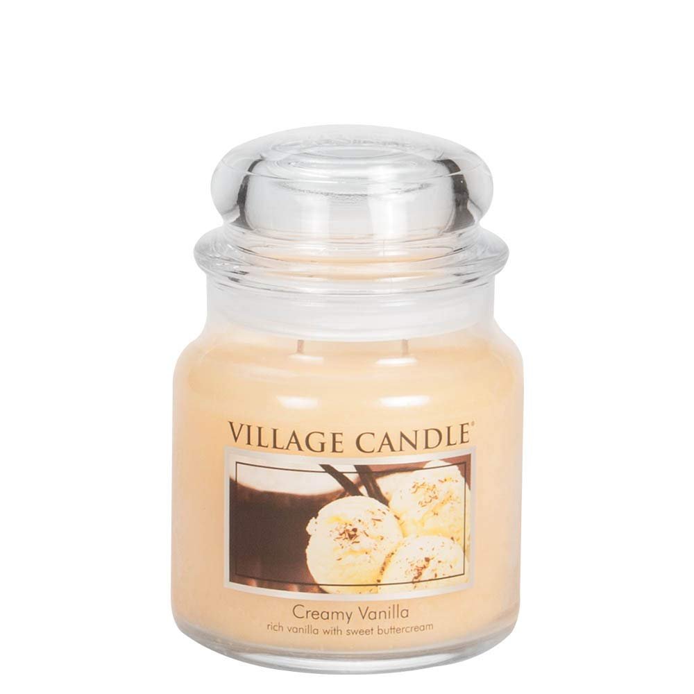 Village Candle Creamy Vanilla Glass Jar - Ultimate Online Deals