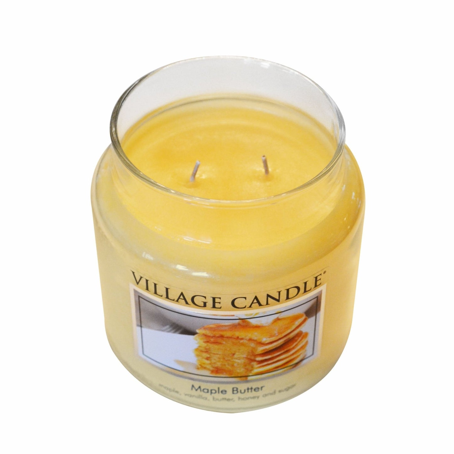 Village Candle Maple Butter 16 oz Glass Jar Scented Candle, Notes of Maple, Vanilla, Butter, Honey, Sugar, Featuring Dual Wick, Medium - Ultimate Online Deals