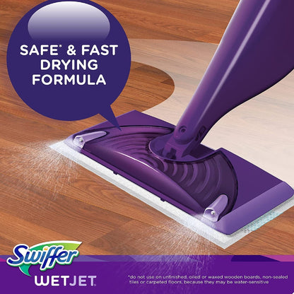 WetJet Multi - Purpose Floor & Hardwood Cleaner Solution with Febreze Refill, Lavender Vanilla & Comfort Scent, 1.25 Liter (2 Bottles) - Ultimate Online Deals