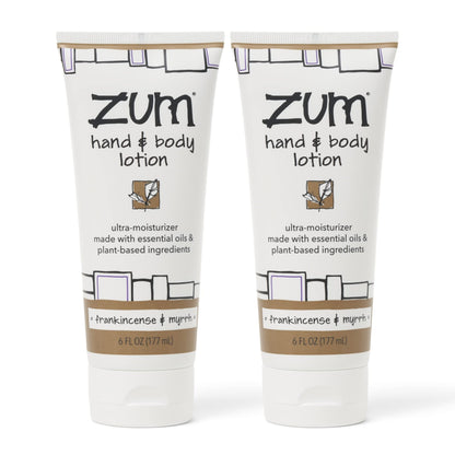 Zum Indigo Wild Hand & Body Lotion - Natural Hand Lotion for Dry Hands - Body Lotion for Women & Men - Body Moisturizers Include Shea Butter, Jojoba Oil & More - 6 fl oz (2 Pack) - Ultimate Online Deals