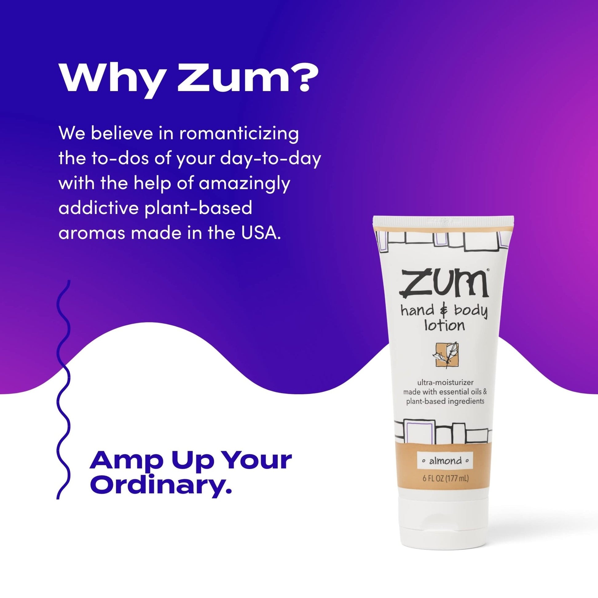 Zum Indigo Wild Hand & Body Lotion - Natural Hand Lotion for Dry Hands - Body Lotion for Women & Men - Body Moisturizers Include Shea Butter, Jojoba Oil & More - 6 fl oz (2 Pack) - Ultimate Online Deals